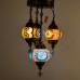 Authentic 4-Piece Ceiling Pendant Chandelier Mosaic Lamp Open Set Sultan